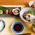 食堂 ナマケモノ - 「ありもんで！」定食（公式アカウントから拝借）