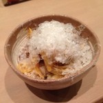 すし処 ひさ田 - あさりそ霜降りパルミジャーノをかけて