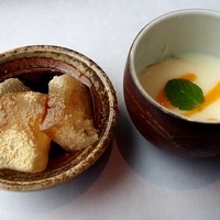 一舞庵 - 蕨餅　パンナコッタ