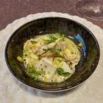 ルイーズ - 冷たいお料理　イカとマコモダケ