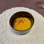 ルイーズ - 冷たいお料理　バターナッツのスープ
