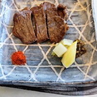 一舞庵 - 息子のメイン②仙台名物牛タン焼き♡
