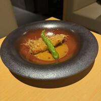 別邸 壽 - 本日の鮮魚の温菜　特製野菜ソース仕立て
