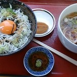 Kanazawa Eito Kicchin - 「しらす丼セット」（610円）