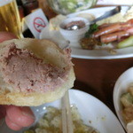 ビヤホールライオン - レバーペーストをつけて