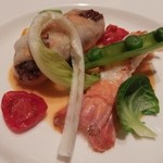 SINC BISTRO - 徳島県産ひらめのポーピエット＆カナダ産手長海老のポワレ