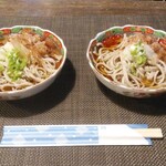 坪川家 千古の家 - おろしそば二皿