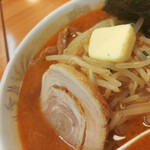 おなかの友達 萬来 - バターは自然に溶けさせます