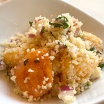 ブラッスリー 航 - 柿とクスクスのサラダ（秋のメルカドメニュー）