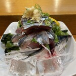 ご馳走居酒屋そこぢから - 根室産サンマ刺し
