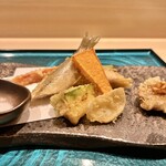 札幌 鮨 よこ田 - 天婦羅盛合せ