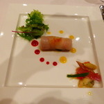 オールデイダイニング カルイザワグリル - 信濃雪鱒のロール仕立て