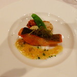 オールデイダイニング カルイザワグリル - 信州サーモンのポワレ