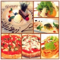 エノテカピッツェリア 神楽坂スタジオーネ - 妹のお誕生日第二弾！
                    …として、イタリアンのお店にてランチ。
                    神楽坂の小さな路地奥にある隠れ家的なお店です。
                    
                    いやー迷った(笑)
                    私が1番に着いて、家族全員揃うまでに30分かかりました(^_^