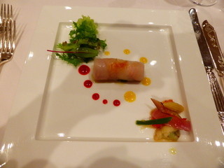 オールデイダイニング カルイザワグリル - 信濃雪鱒のロール仕立て