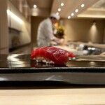 札幌 鮨 よこ田 - 北海道産本鮪赤身漬け