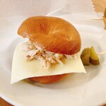 comame - ツナチーズベーグルサンド