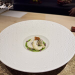 天ぷら 中村 - 【スペシャリテ】鱧のおくら仕立て