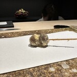 天ぷら 中村 - むかご