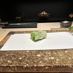 天ぷら 中村 - 甘長ししとう