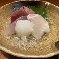 魚匠 銀平 心斎橋店 - お昼のミニ御前(本日のお造り)