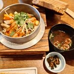 釜めし菜時記 さき亭 - 秋刀魚とキノコの釜めし