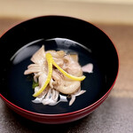 御宿かわせみ - 秋はまぐり椀。この蛤のお椀…美しすぎる！