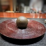 奈良屋町 青 - こちらの「スペシャリテ」・・フォアグラとチーズ、豚足など。