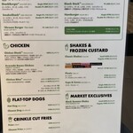 シェイクシャック - 日本語メニュー①