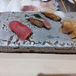 銀座のみこ寿司 - 秋刀魚、赤身、えんがわ