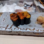銀座のみこ寿司 - うに3貫
