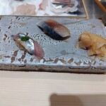 銀座のみこ寿司 - 秋刀魚、しめ鯖