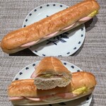 フジグラン - タカキベーカリーのロースハムサンド