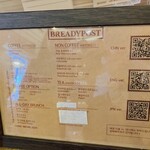Bready Post - カフェメニュー