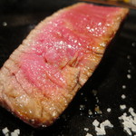 鳥茂 - 黒毛和牛のヒレ・ステーキ1