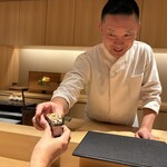 啝心 DAIA - 太刀魚の押し寿司