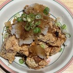 キッチン だるま - 唐揚げ定食（おろしポン酢）