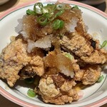 キッチン だるま - 唐揚げ定食（おろしポン酢）