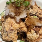 キッチン だるま - 唐揚げ定食（おろしポン酢）