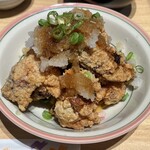 キッチン だるま - 唐揚げ定食（おろしポン酢）