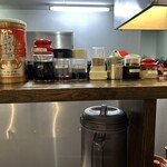 長浜らーめん - 卓上味変セット上段❗️