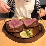 ステーキハウス キッチンリボン - 