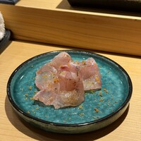 京都 鮨ノ蔵 - 甘鯛のカラスミ掛け
