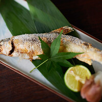 天然鮎の塩焼き
