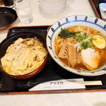 アラスカ - 料理写真:2024年11月　ラーメンとカツ丼セット（1000円）