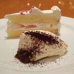 ブラスリー ハーモニー - ショートケーキとティラミス
