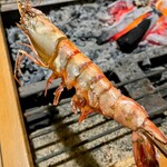 手打ち蕎麦処 なごみ - エビ焼き