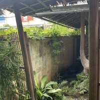 温石 - 茶懐石なの庭を通ってに裏口から入ります