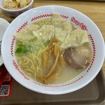 スガキヤ - ラーメン+アプリで無料のワンタン4個