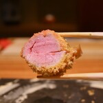 京町堀 なかむら - 愛媛県産 甘とろ豚 ヒレ②